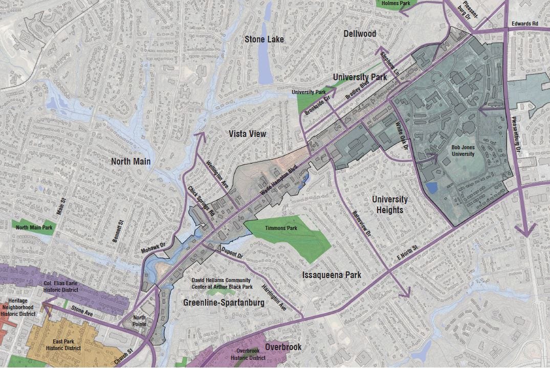 Vision for new and improved Wade Hampton Boulevard is coming together