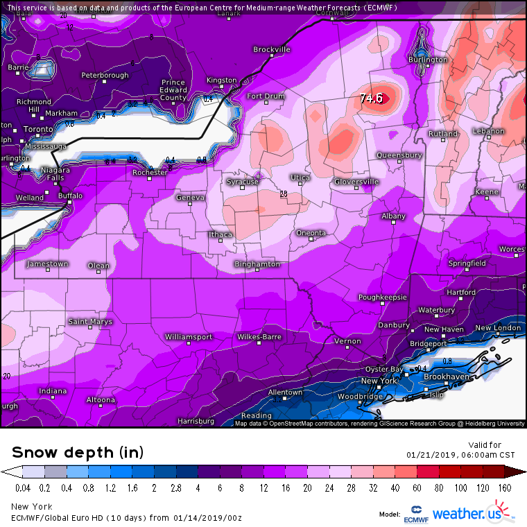 Rochester Weather: Snow Storm, Bitter Cold Likely This Weekend