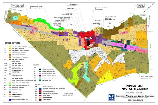 Jersey City Zoning Map