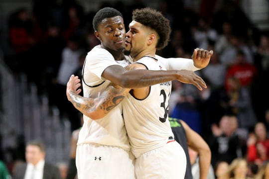 Should Tevon Scott and Jarron Cumberland recreate this pose Saturday, the UC Bearcats will have racked up another AAC victory.