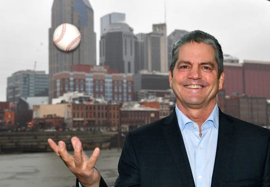 John Loar is a California businessman who has moved to Nashville with the pitch of bringing major league baseball to Music City Thursday Jan. 17, 2019, in Nashville, Tenn.