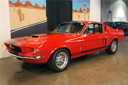 Sammy Hagar's 1967 Shelby GT500 will be auctioned off at Barrett-Jackson in Scottsdale on Friday.