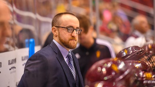 Arizona State hockey coach Greg Powers.