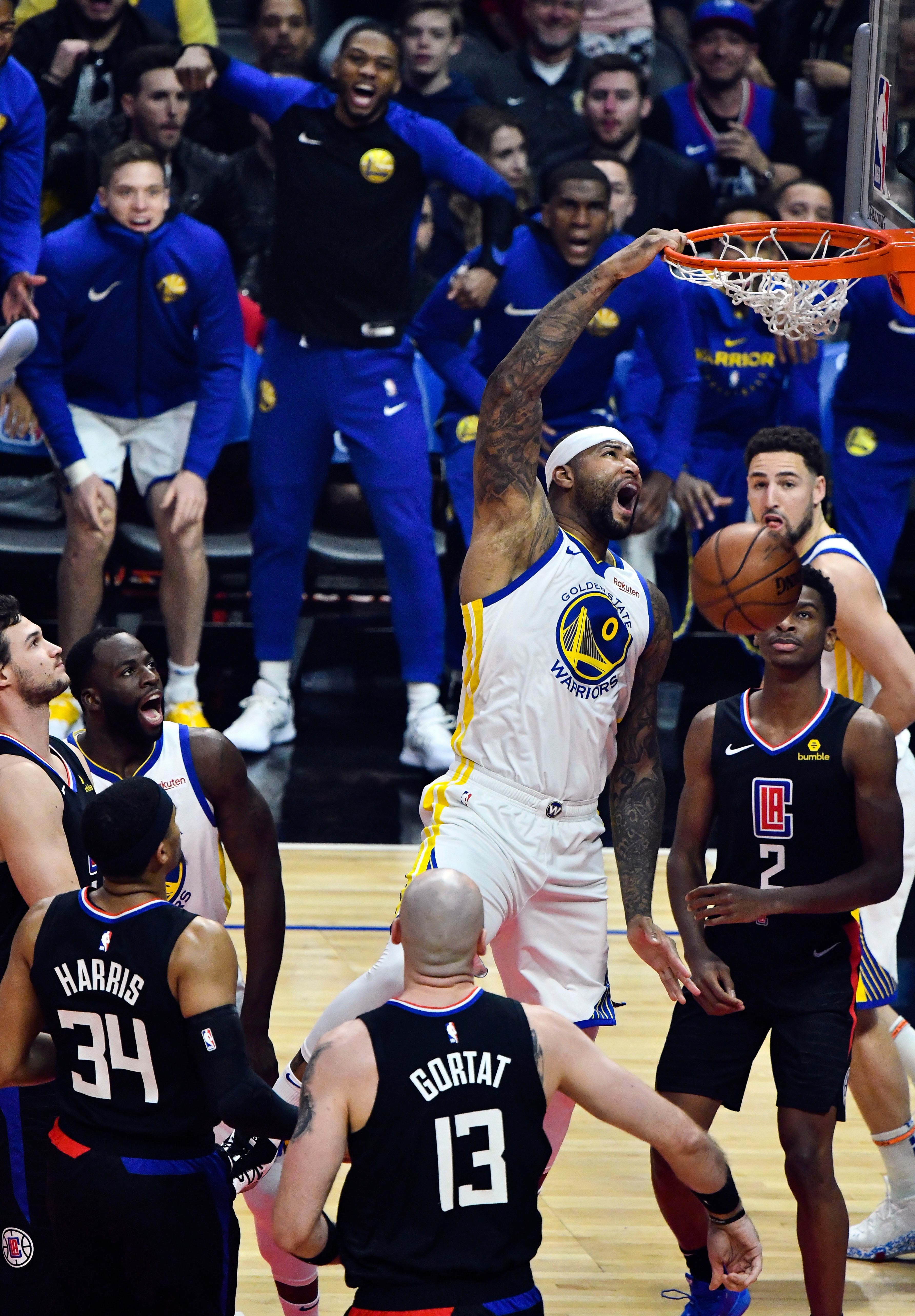 Opinion: DeMarcus Cousins' impressive debut with Warriors has rest of ...