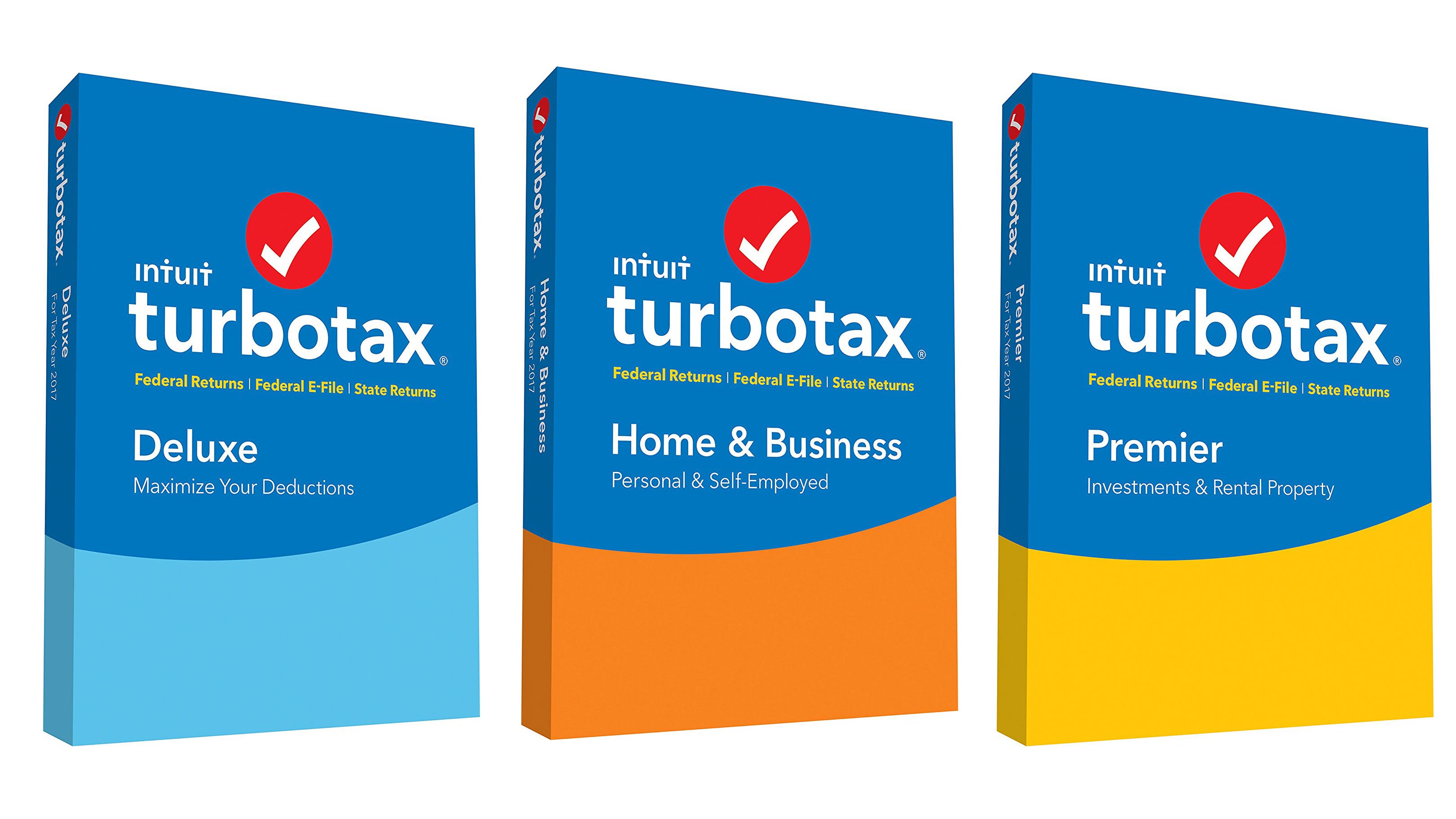turbotax home and business 2017 fed + efile + state windows/mac osx