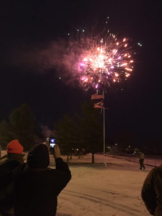 Buckeye Lake celebrates Winterfest with early morning fireworks
