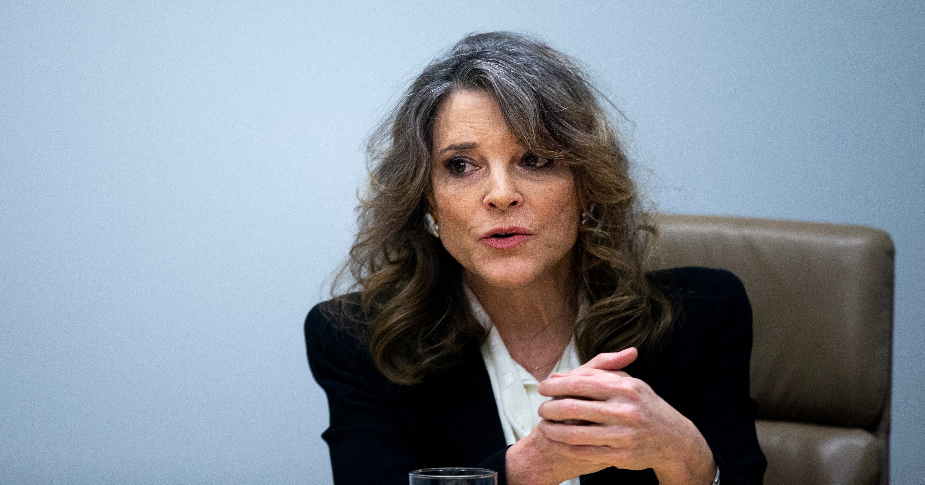 Election 2020 Marianne Williamson A Democrat Campaigning For President In Iowa 