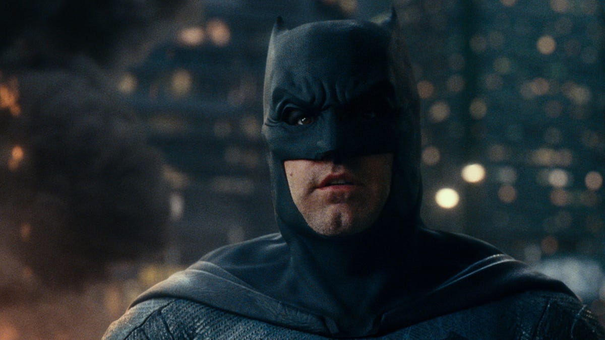 Ben Affleck as Batman in "Justice League."