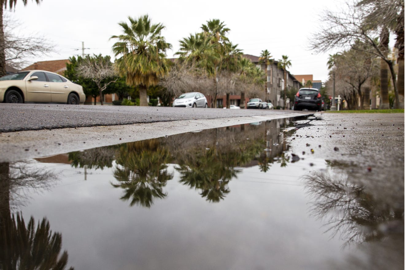 Sedona flooded while Phoenix area sees light rain