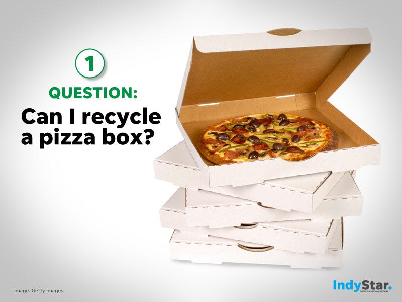 Can I Recycle A Pizza Box? How About Plastic Bags?