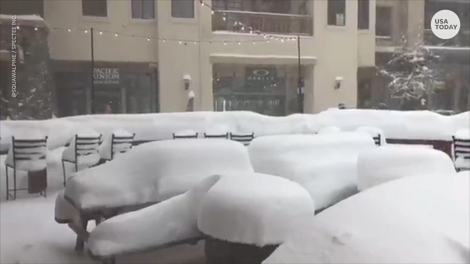 Blizzard warning in Lake Tahoe shuts down roads, schools