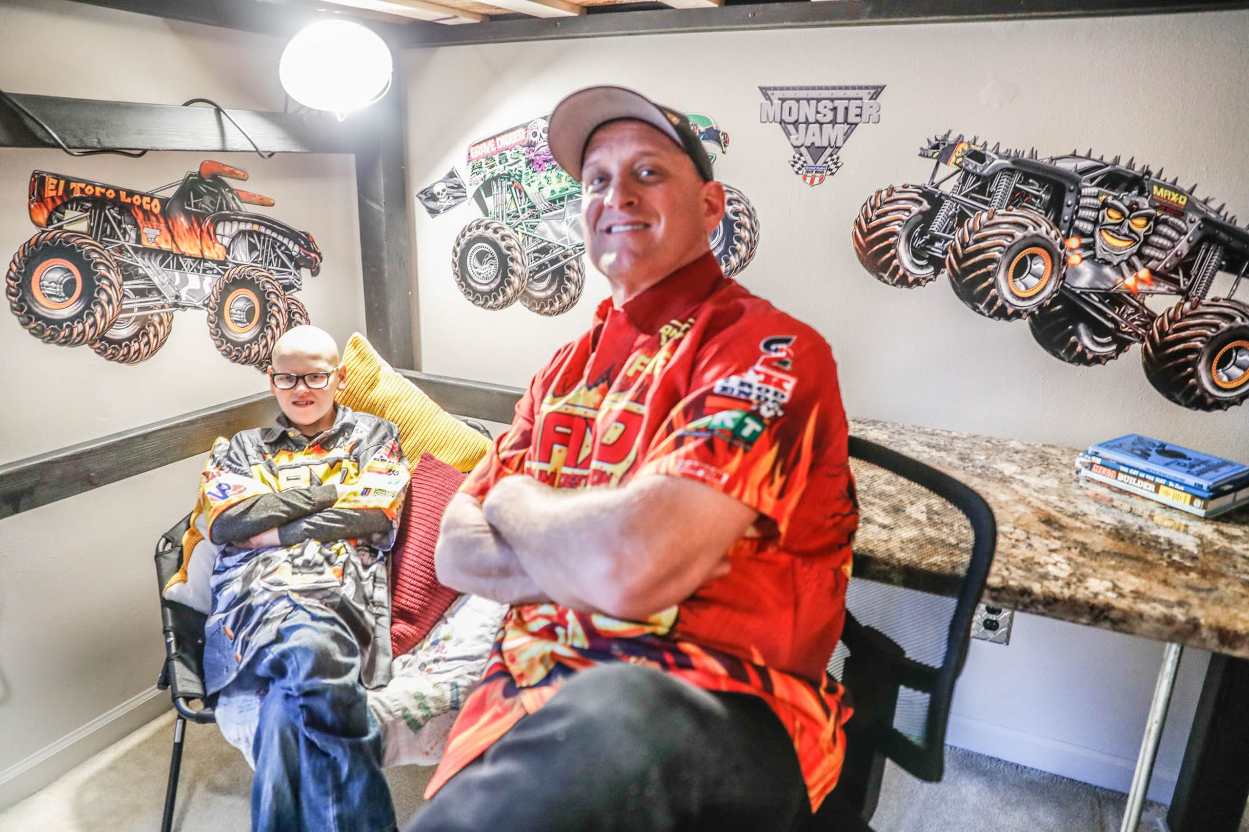 See The Monster Jam Bedroom Makeover For 11 Year Old