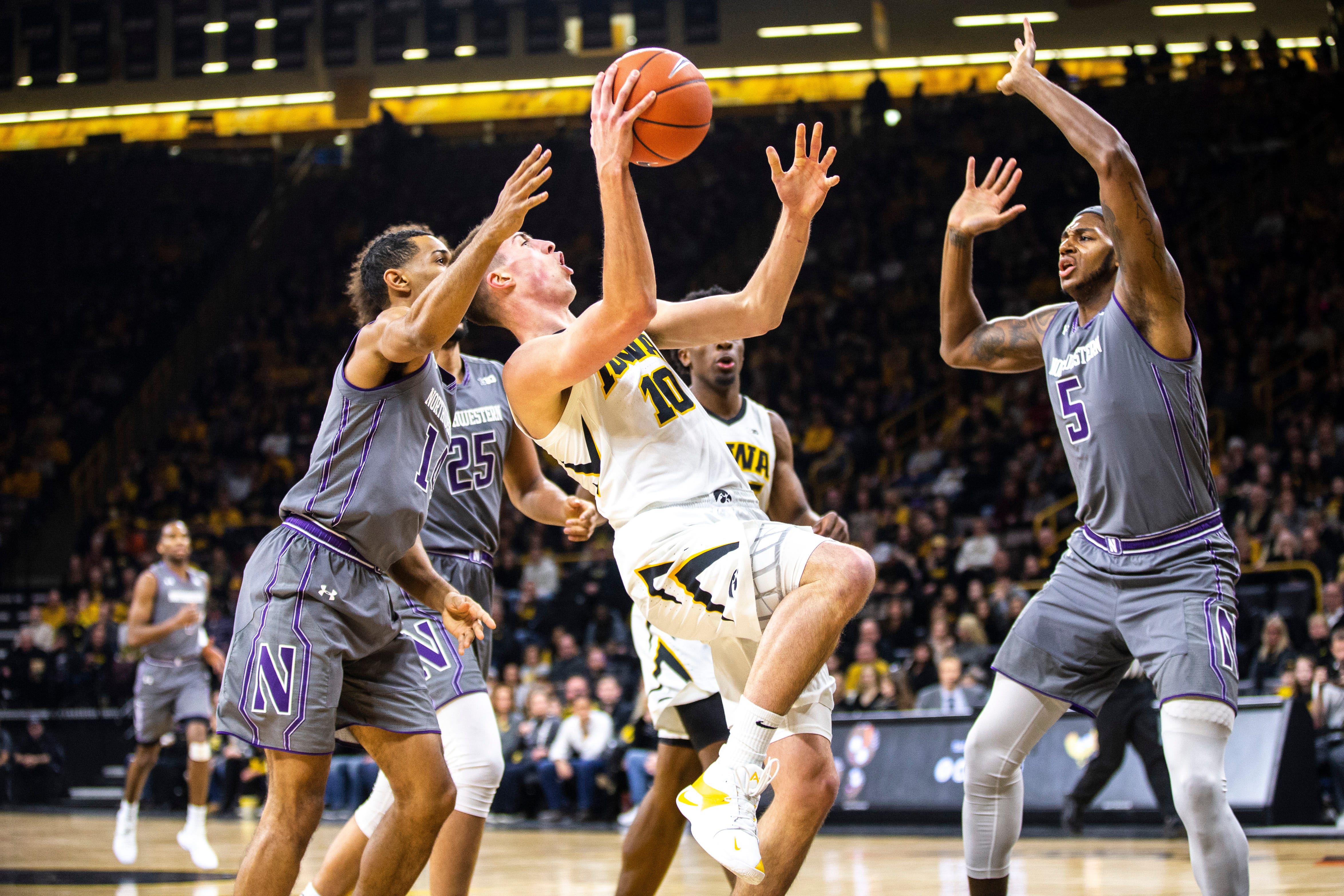 Photos: Iowa Hawkeyes Men's Basketball Vs. Northwestern Wildcats