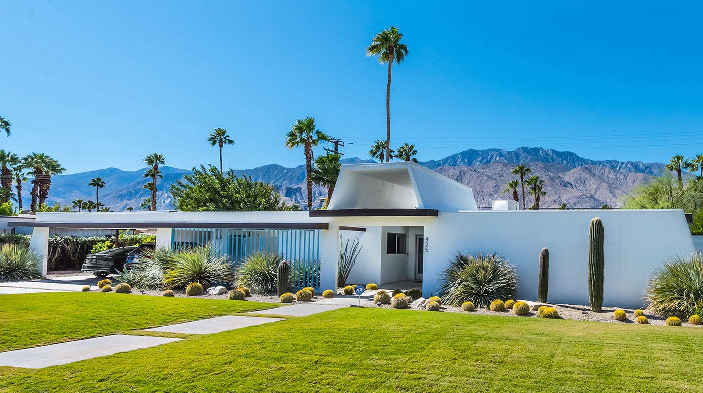 Modernism Week 5 midcentury modern homes for sale in Palm Springs area