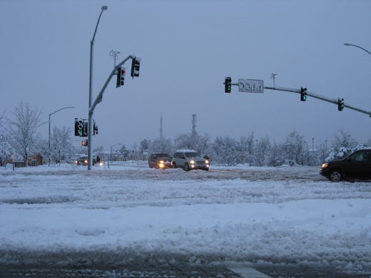 Redding snow: Totals in and around northern California