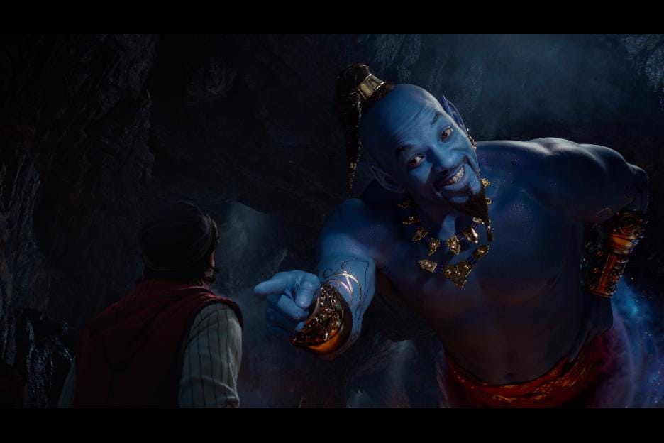 blue genie aladdin