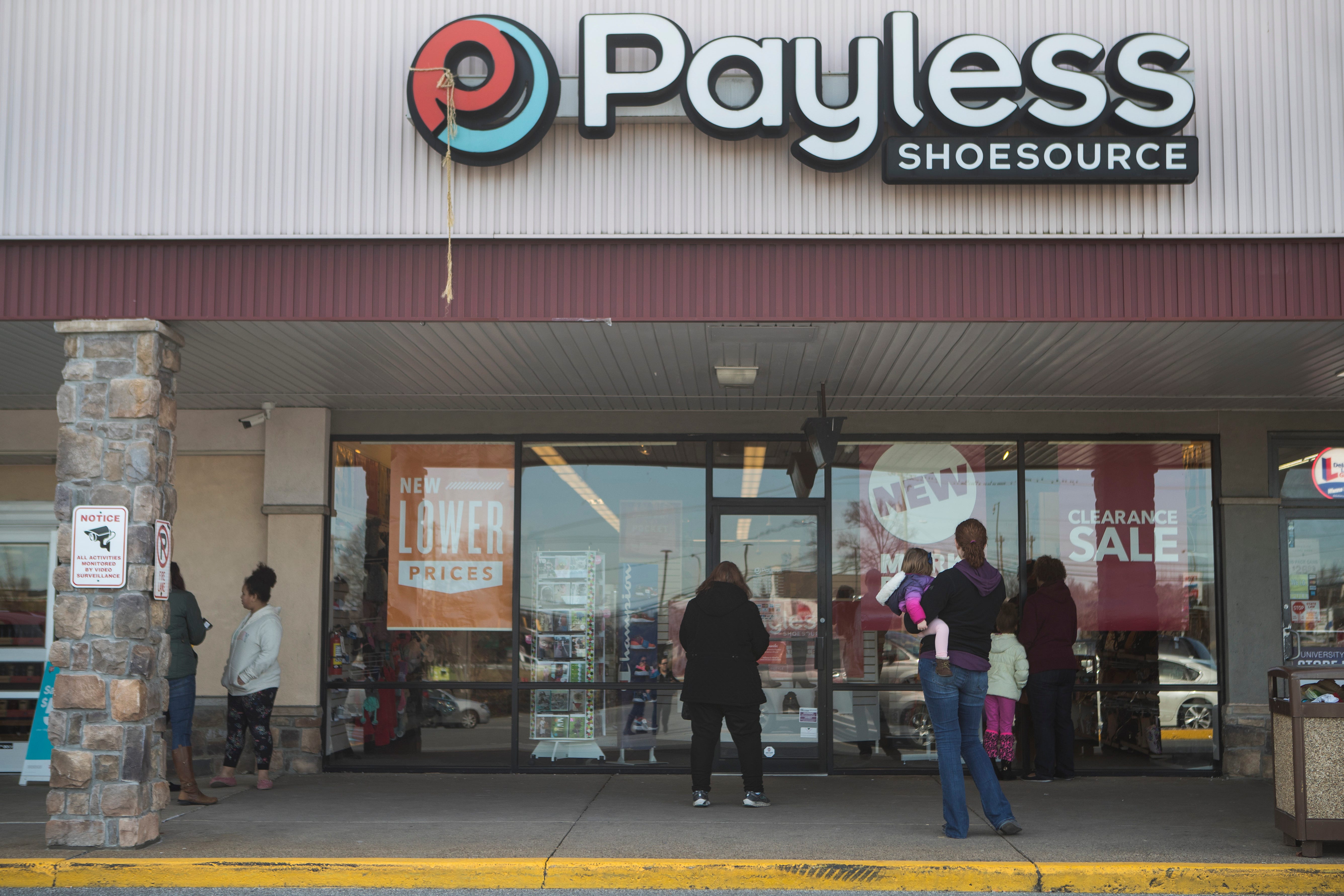 Payless gift cards accepted through 