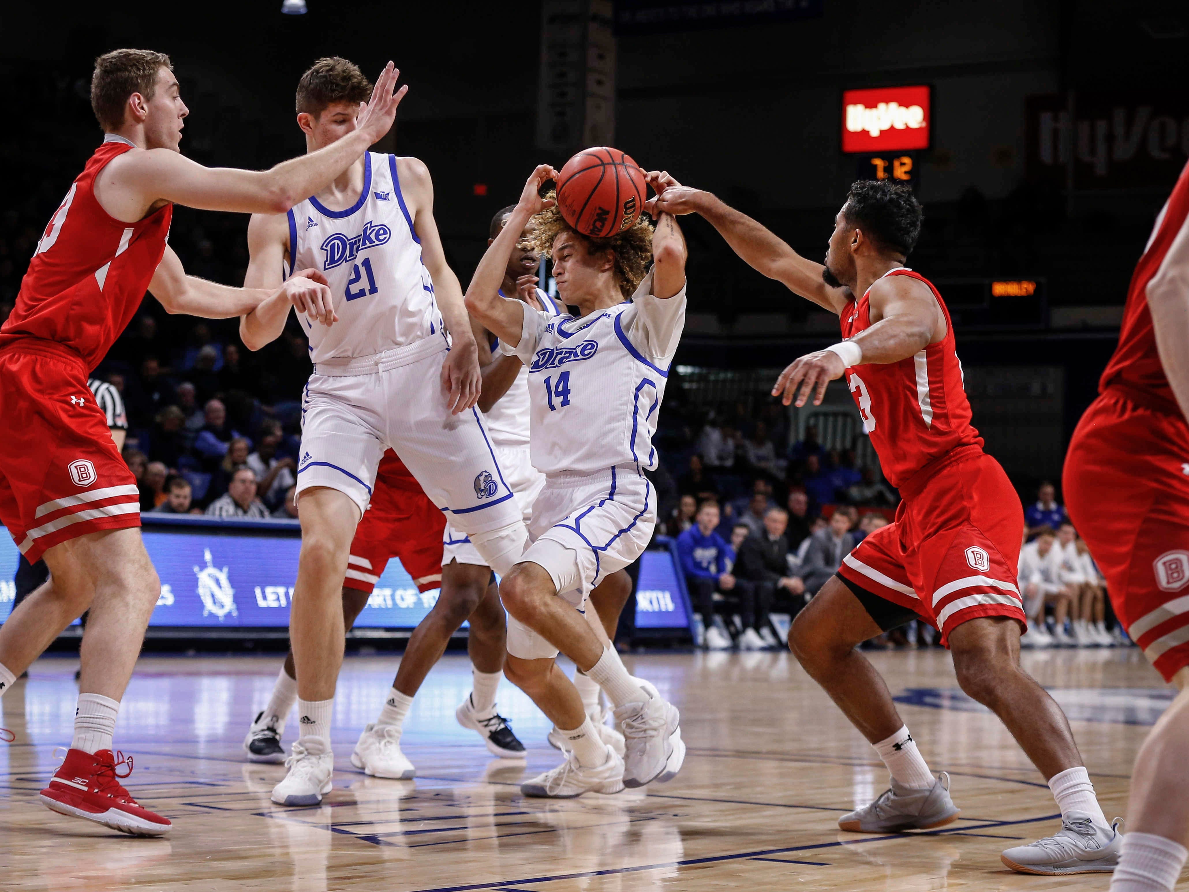 Drake Basketball: Bulldogs Beat Bradley, Take Sole Possession Of First ...