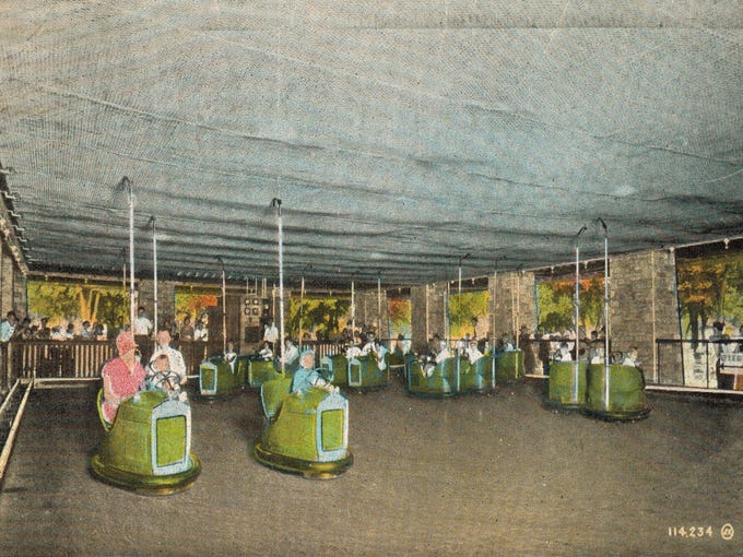 oaks park bumper cars