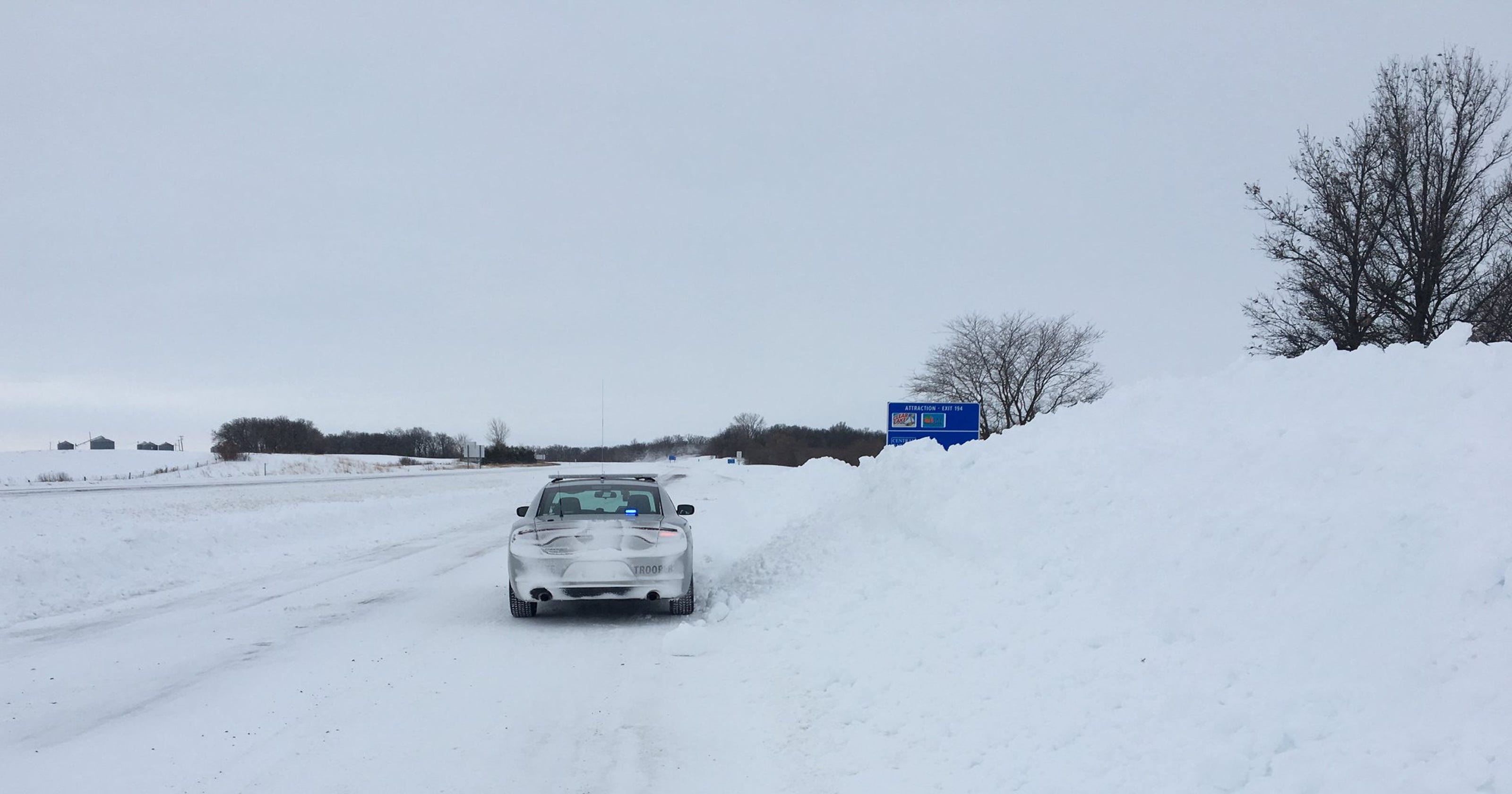 Iowa winter weather When will I35 reopen after blizzard conditions?