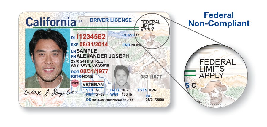 What is a california interim driver license