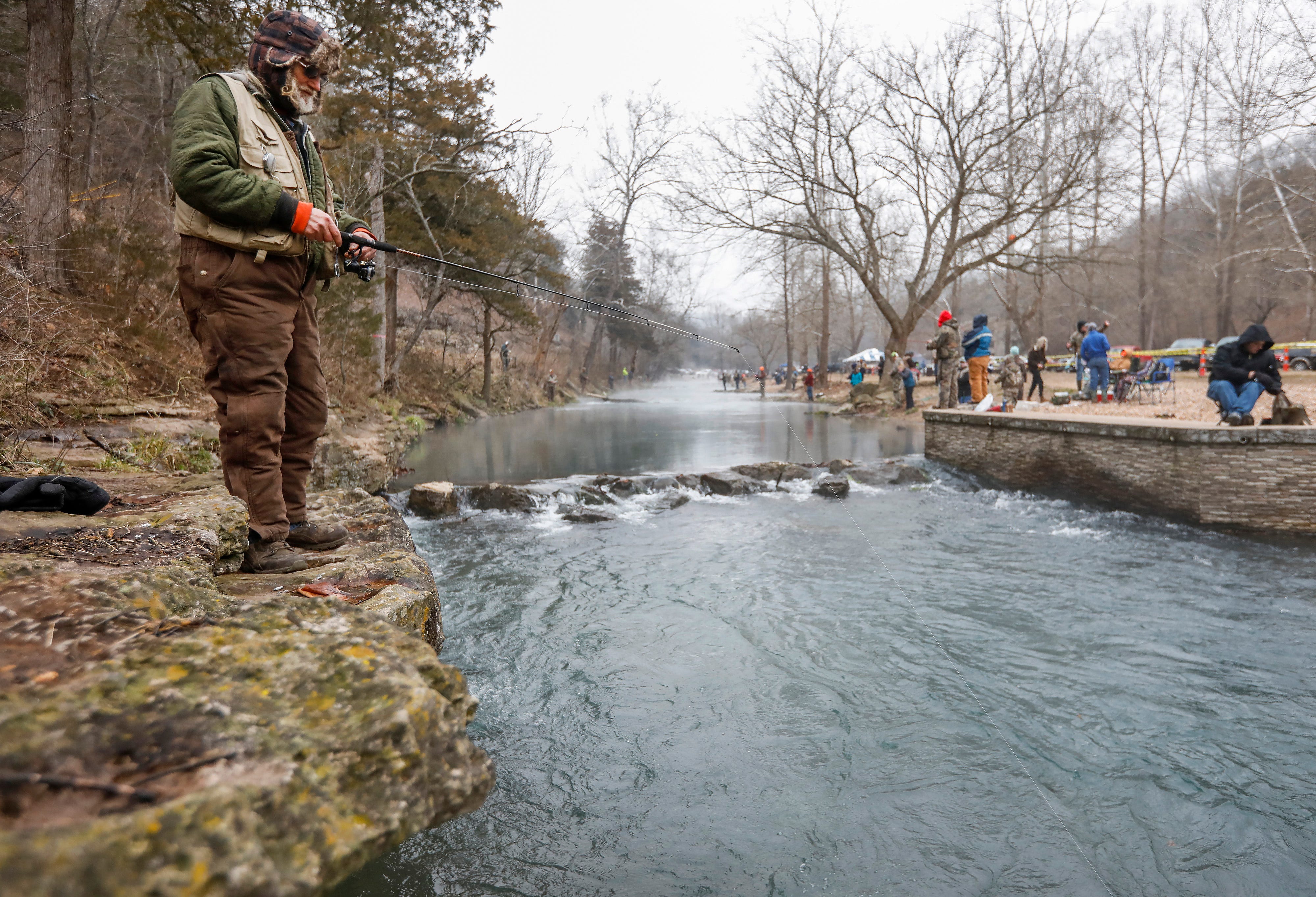 Openingday trout angler gets his birthday wish at Roaring River