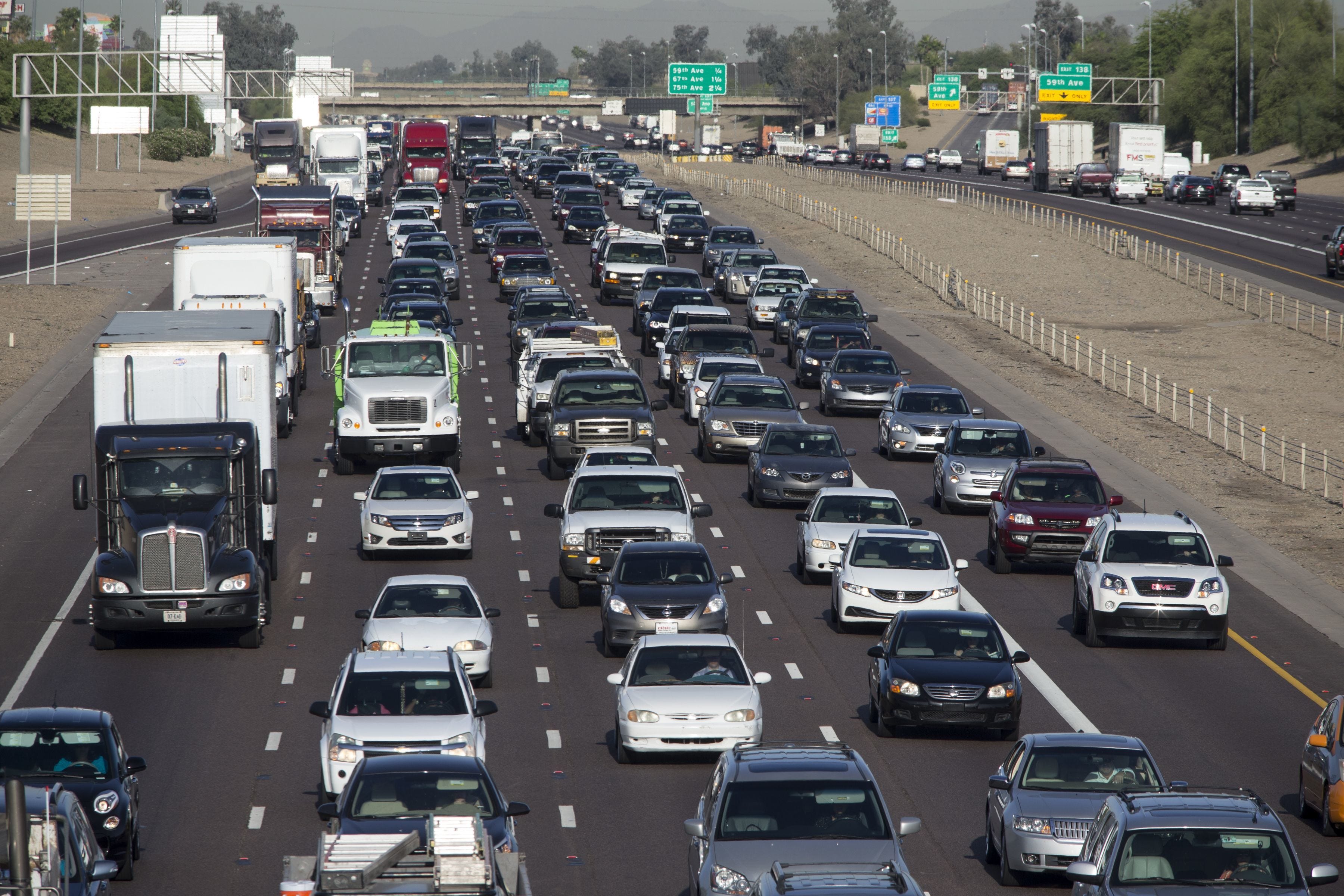 Study I 10 In Arizona Is One Of Most Deadly Stretches Of U S Highway In Summer