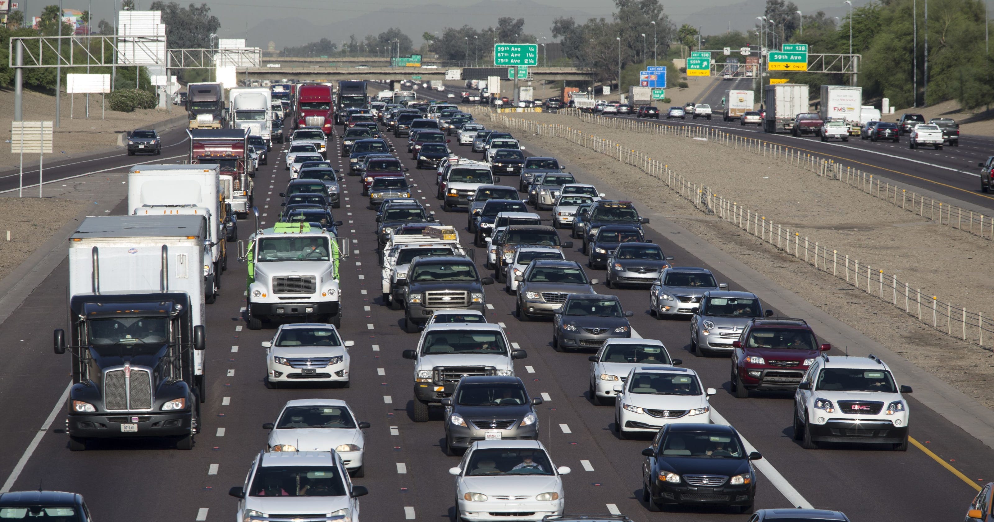 Weekend traffic: Closure slated for east I-10 in West Valley