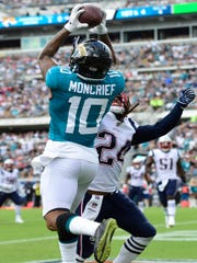 Donte Moncrief has 200 career receptions in the NFL.