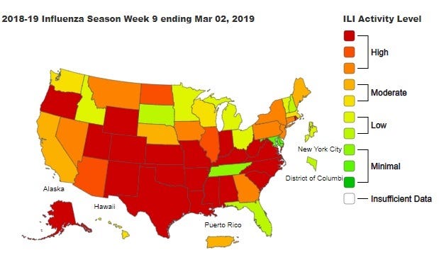 Flu Season Nearing End But 20 States Report Highest Level Of Activity   D613139b 1899 4bbc 8987 D495852cb482 March2flu 