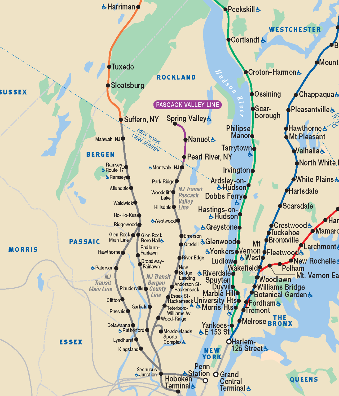 metro north hudson line schedule