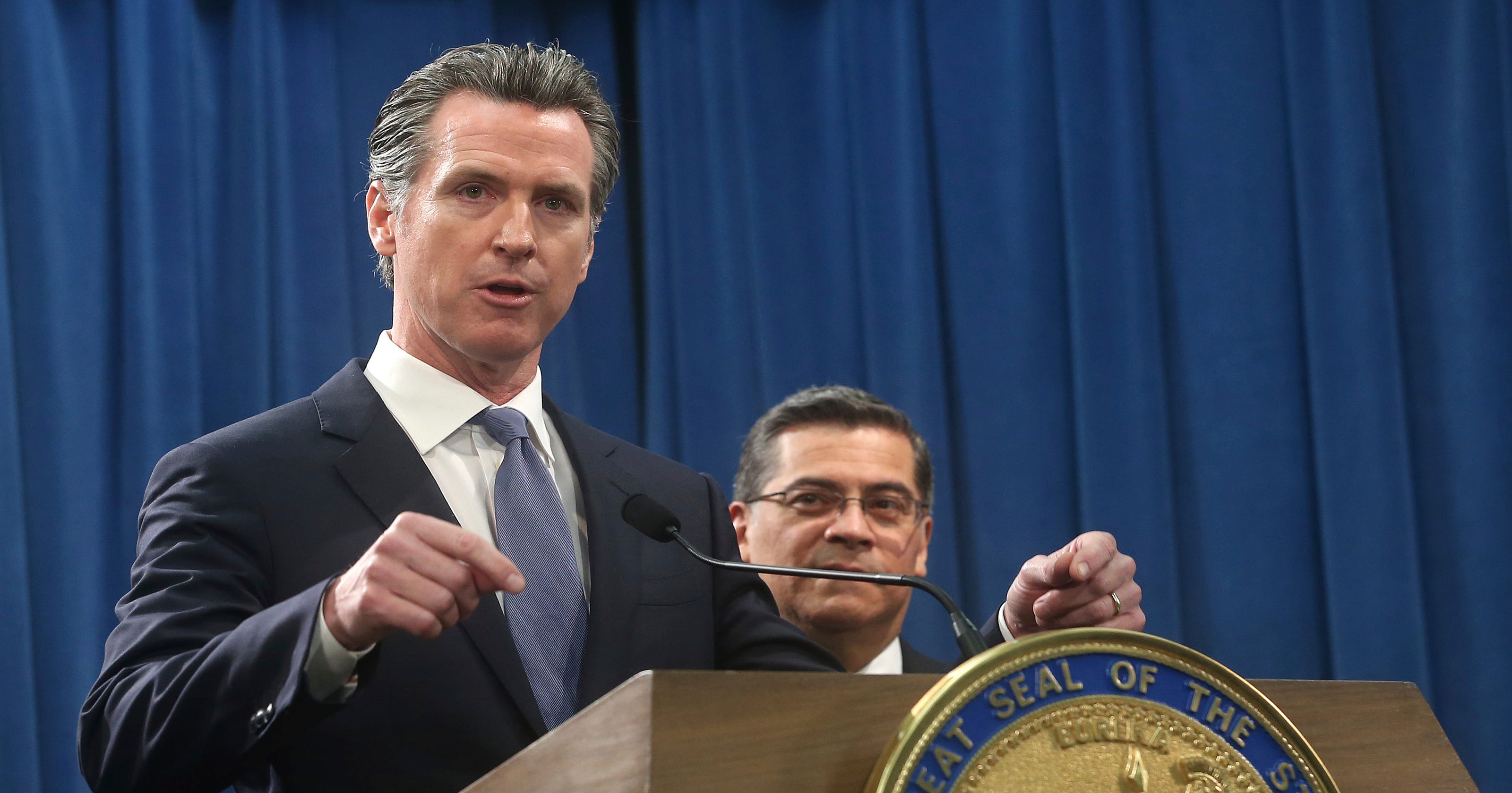 California Gov. Gavin Newsom, President Donald Trump continue to feud