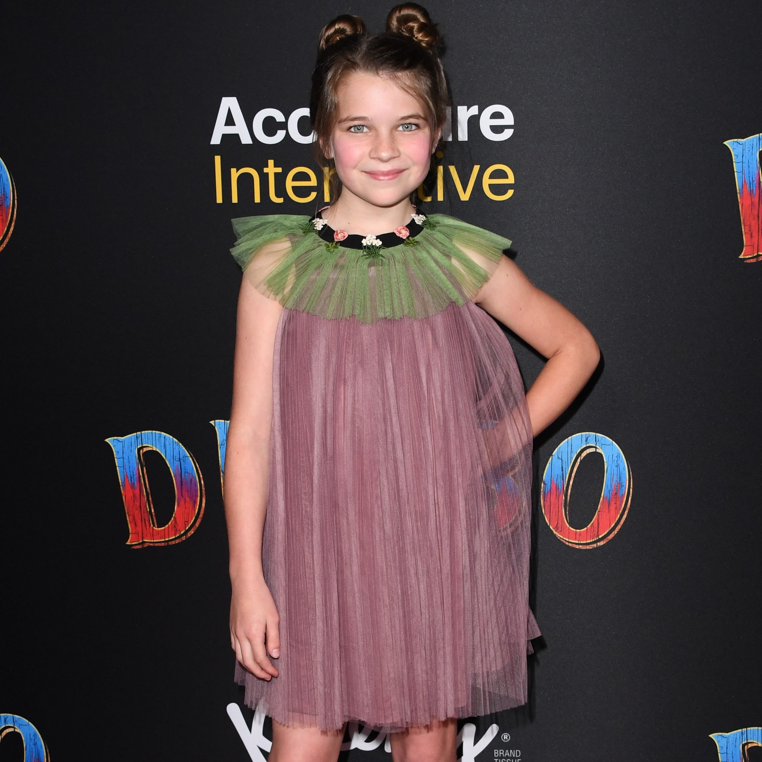 Actress Raegan Revord arrives for the world premiere of Disney's "Dumbo" at El Capitan theatre on March 11, 2019 in Hollywood. (Photo by Robyn Beck / AFP)ROBYN BECK/AFP/Getty Images ORG XMIT: Premiere ORIG FILE ID: AFP_1EI154