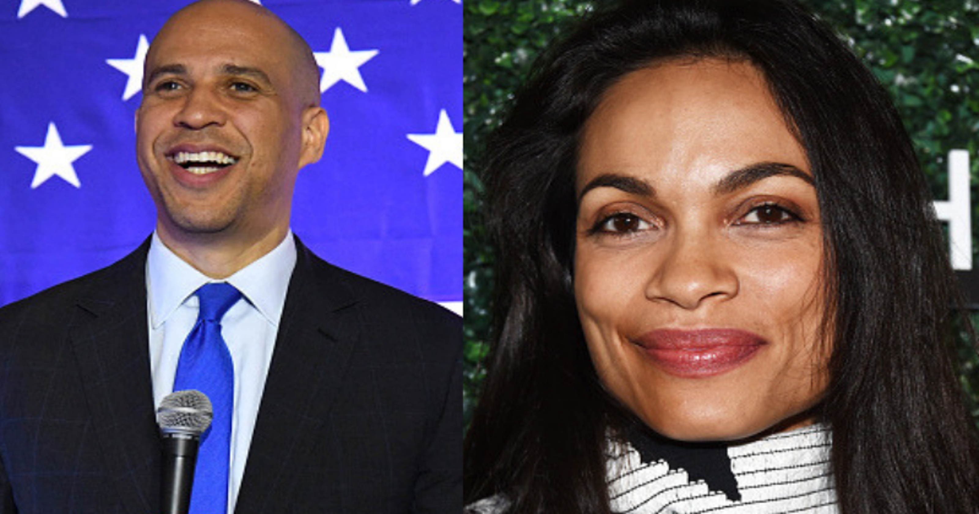 Cory Booker and Rosario Dawson are officially dating