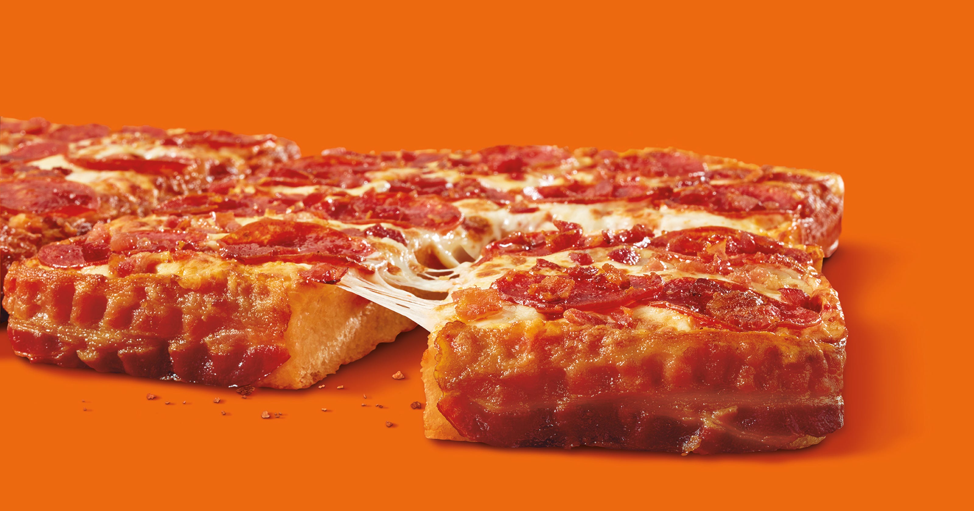 Baconwrapped deepdish pizza back for a limited run at Little Caesars