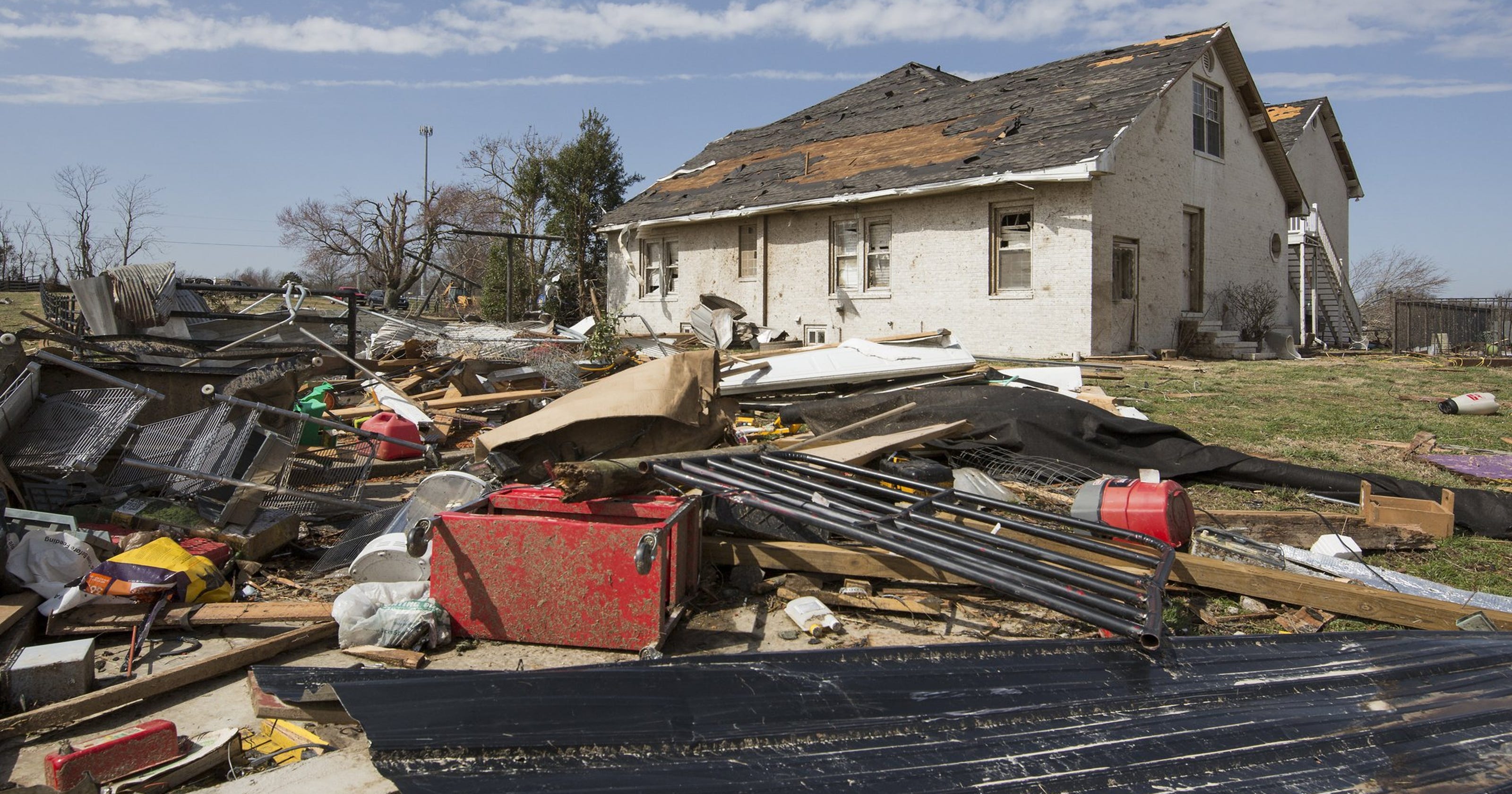 Kentucky tornado See the damage after severe weather in Paducah