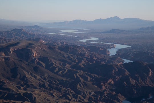 The Colorado River March 18, 2019, south of Hoover Dam.