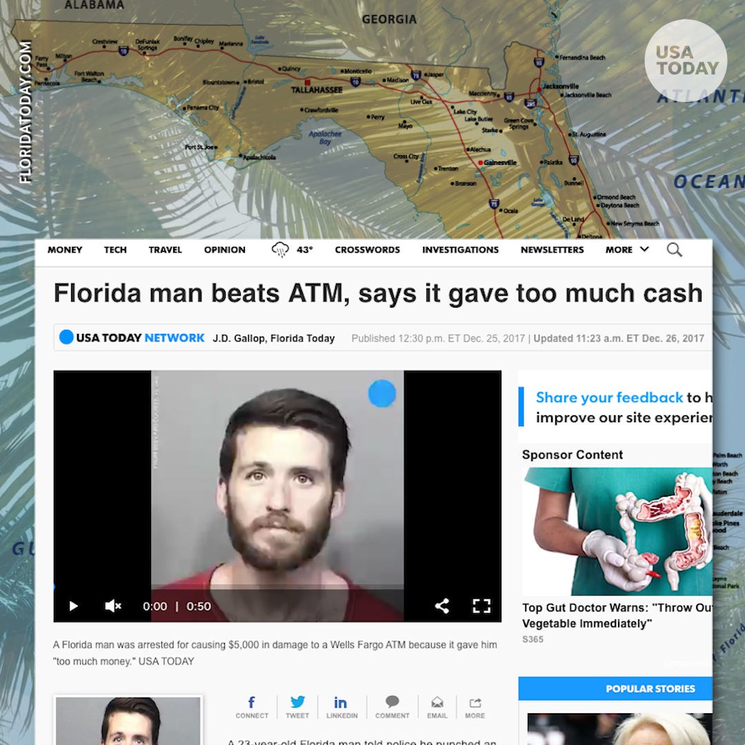 1080px x 1080px - Florida man takes over the internet