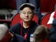 First round: Actor Bill Murray sits in the stands before the game between Minnesota and Louisville.