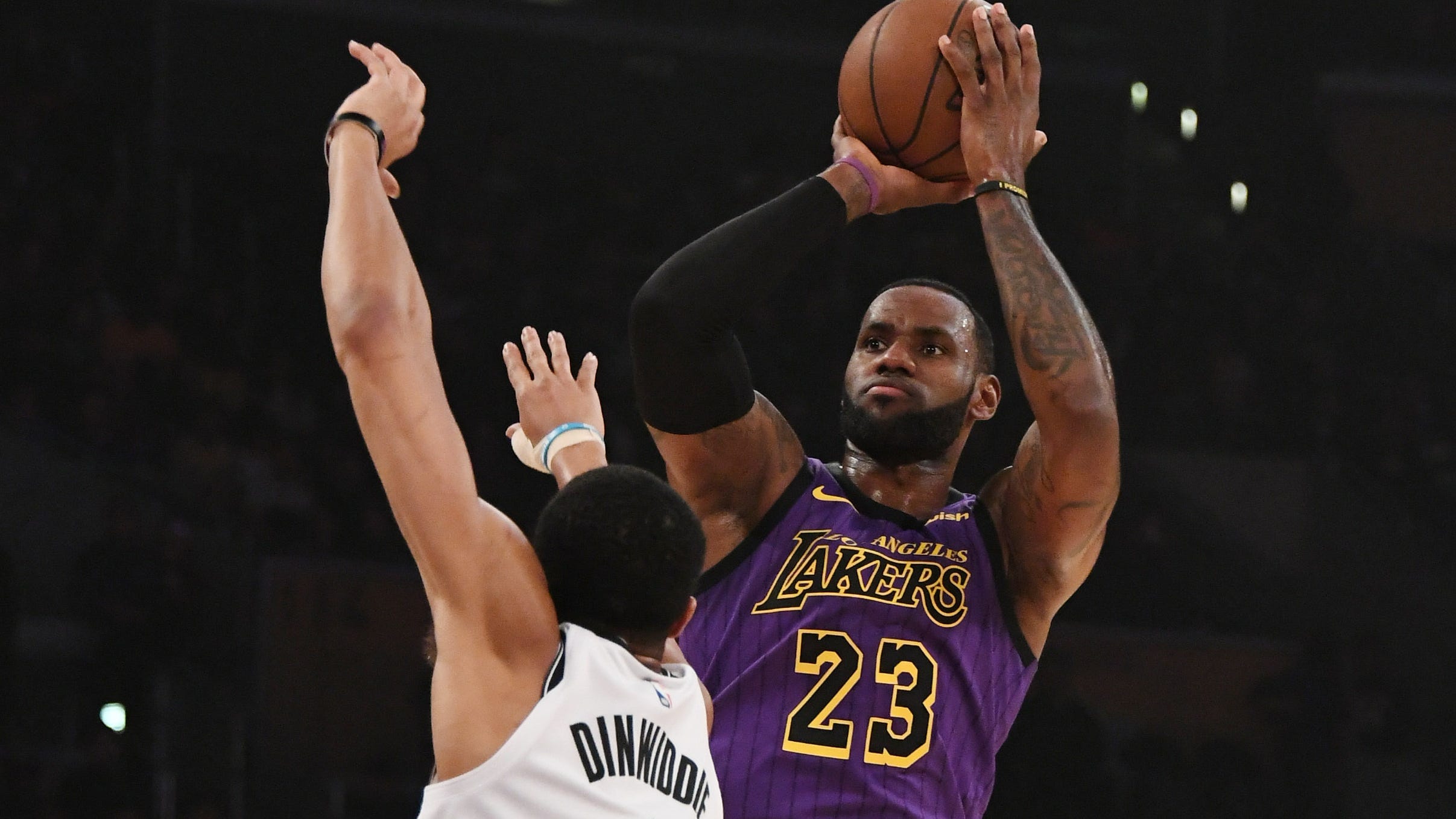 Lakers eliminated from playoff contention with loss to Nets