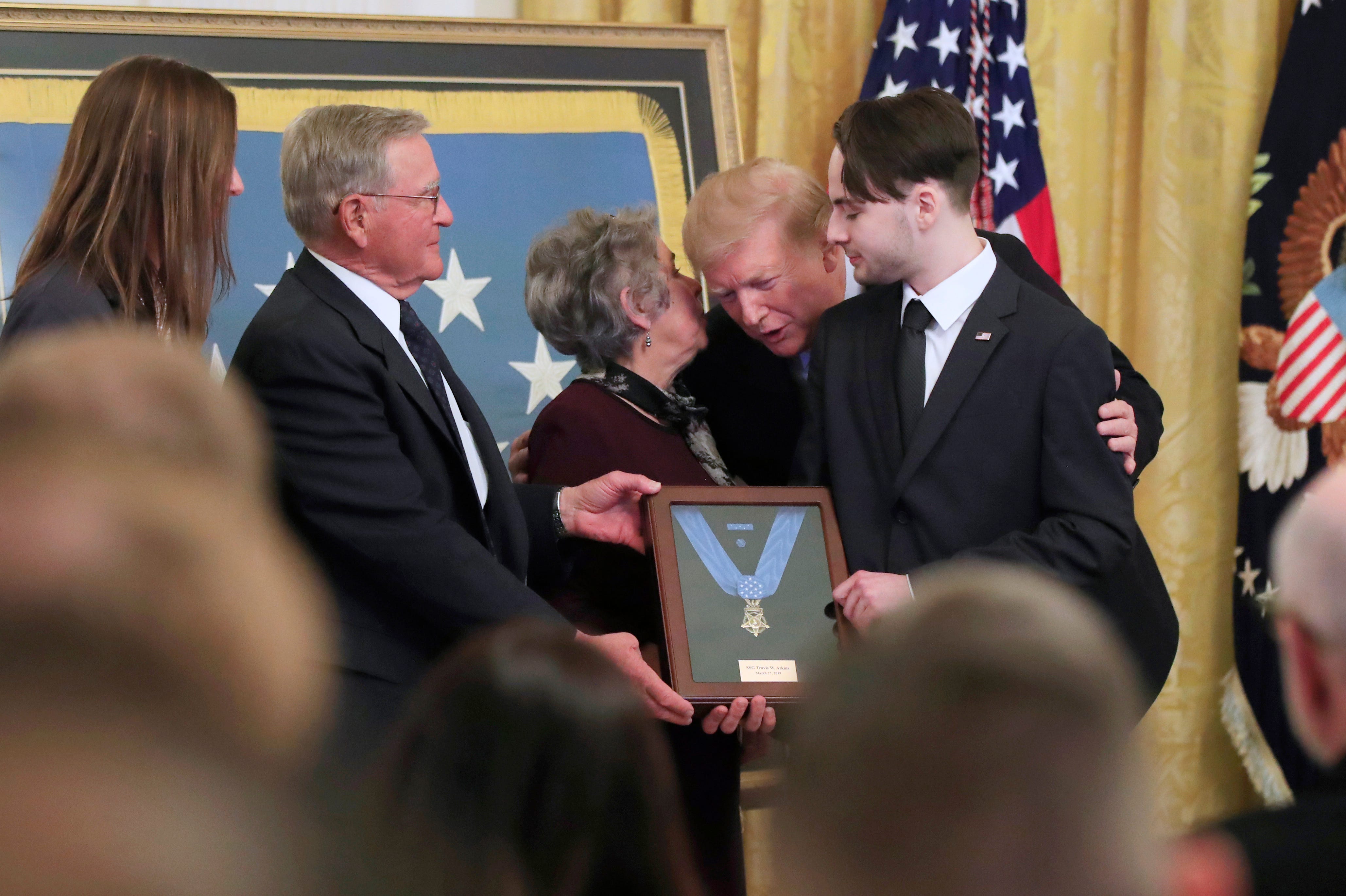 President Trump Awards Medal Of Honor To US Military Heroes