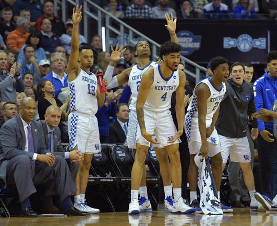Kentucky is headed to the NCAA Elite Eight.