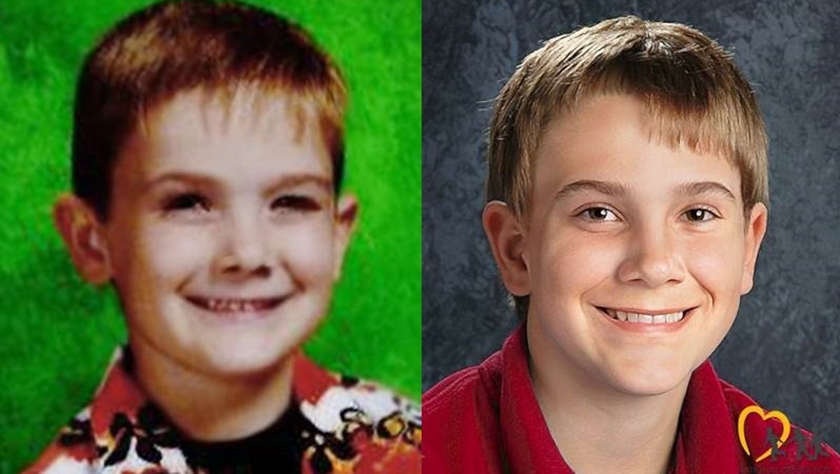 A teen found Wednesday in Newport, Kentucky, identified himself as Timmothy Pitzen. In 2011, when Timmothy was 6 years old, he disappeared after last being seen at a water park in Wisconsin. An age-progression photos shows a depiction of him as a 13-year-old.