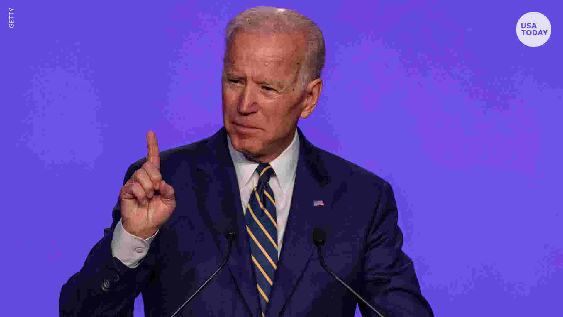 Joe Biden jokes about touching allegations at union speech