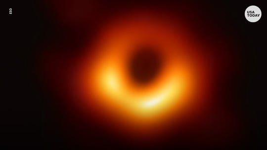 The very first picture of a black hole revealed