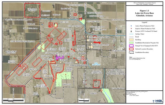 Luke Air Force Base's toxic firefighting foam leaked into ...