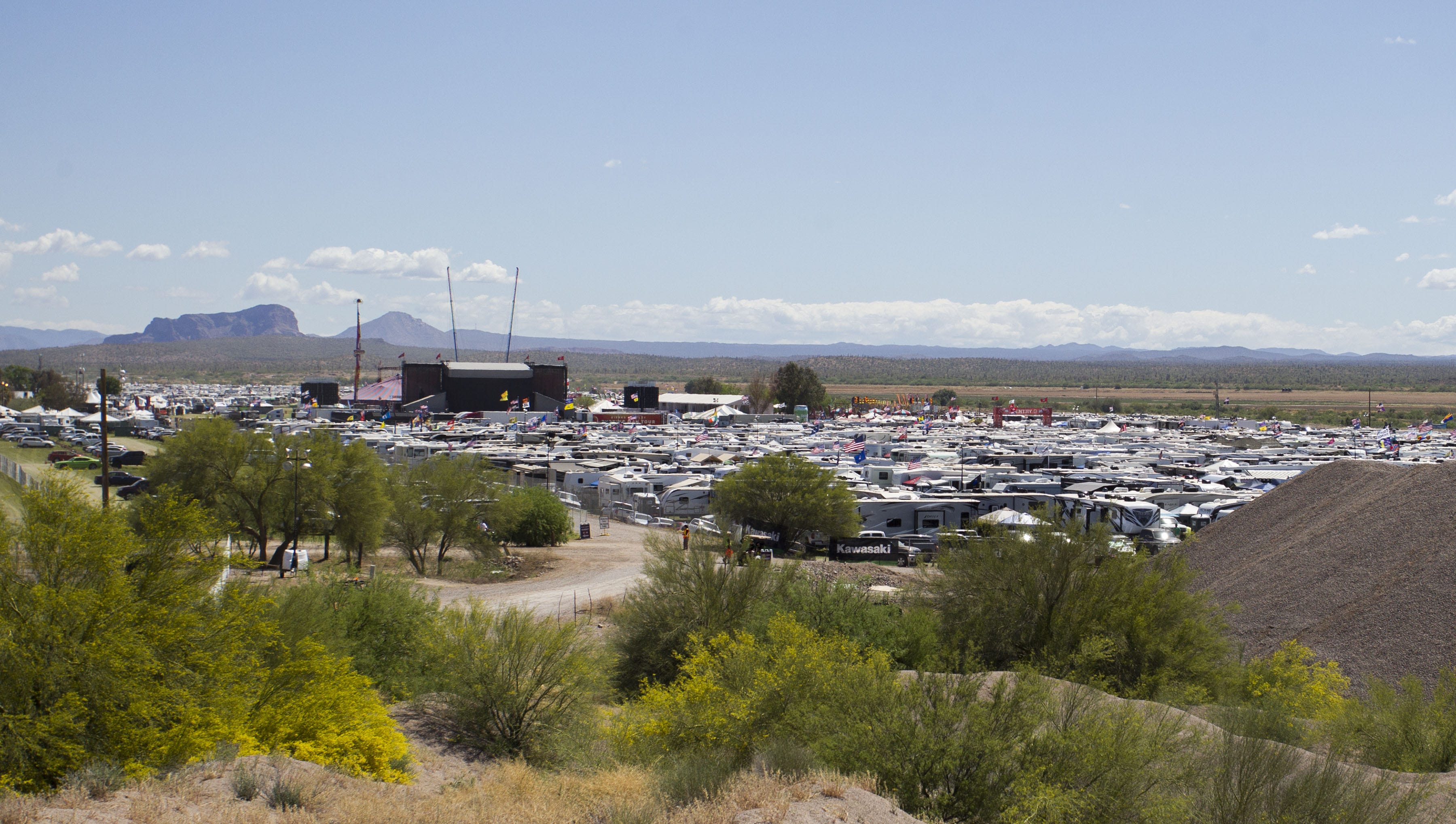 The awesome campsites at Country Thunder Arizona 2019 in Florence