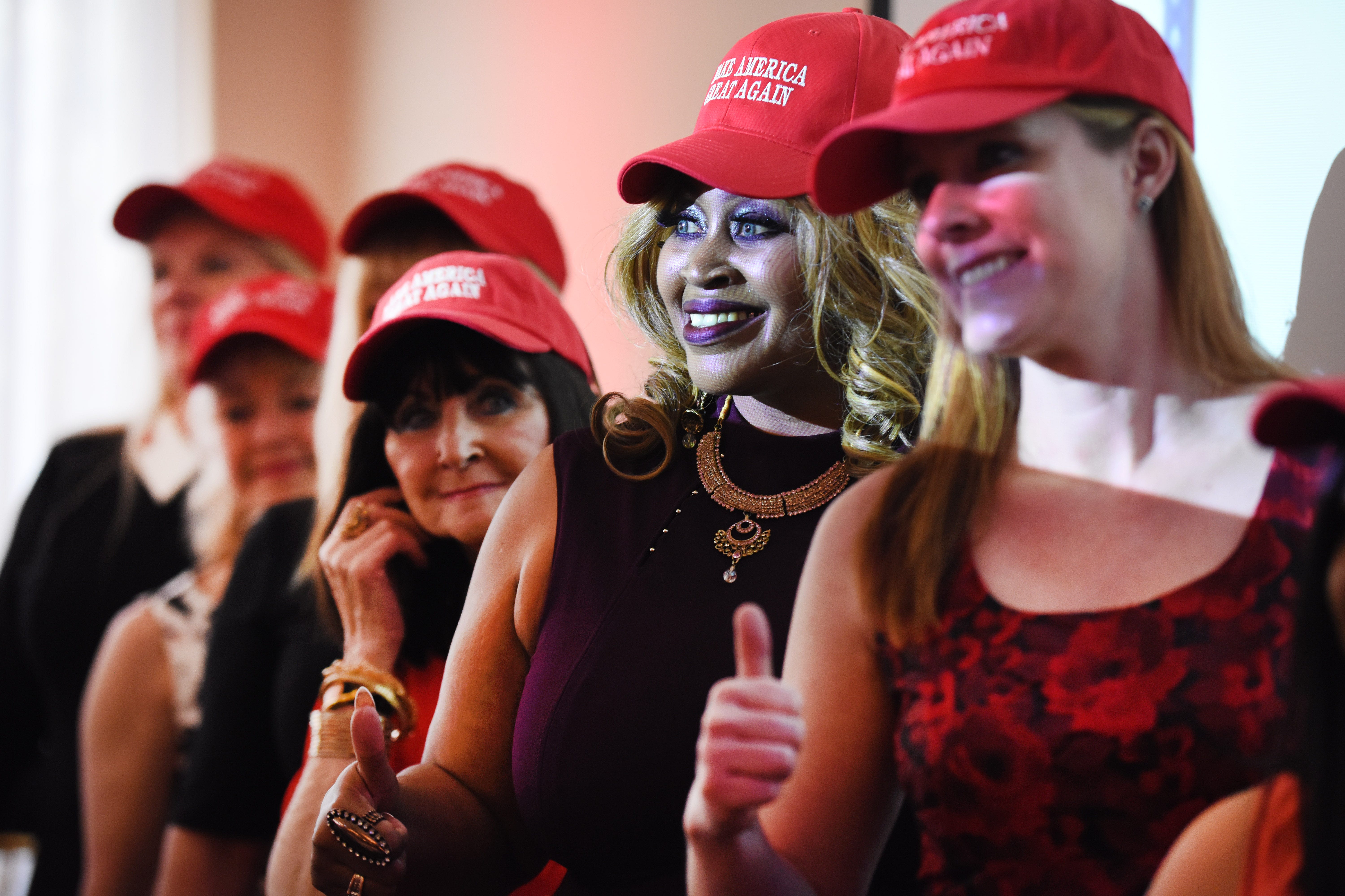 women for trump hat