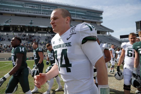 Michigan State Football Brian Lewerkes Nfl Dreams Stunted