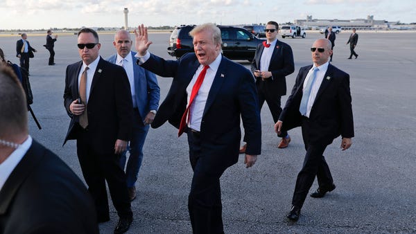 President Donald Trump at Palm Beach...